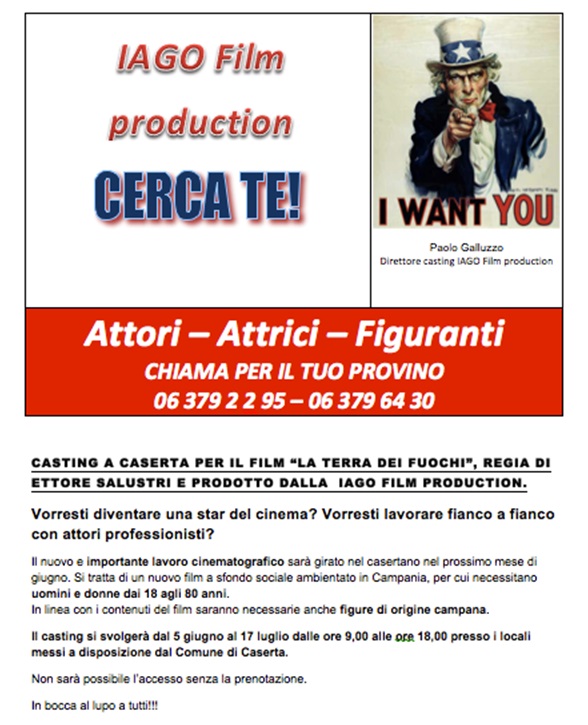 locandina casting